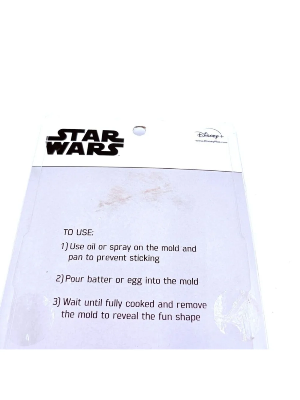 Star Wars Mandalorian Silicone Breakfast Molds Eggs Pancakes 2 Pack Disney+